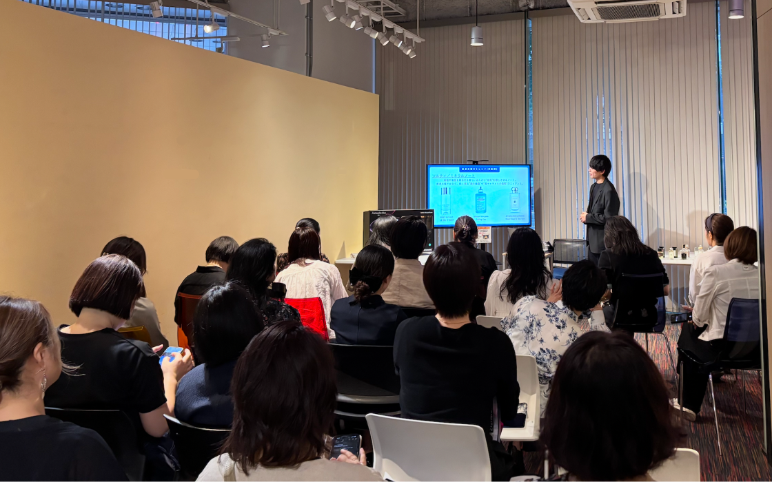 三越伊勢丹様の特別セミナーにて、弊社代表の長田が登壇しました。